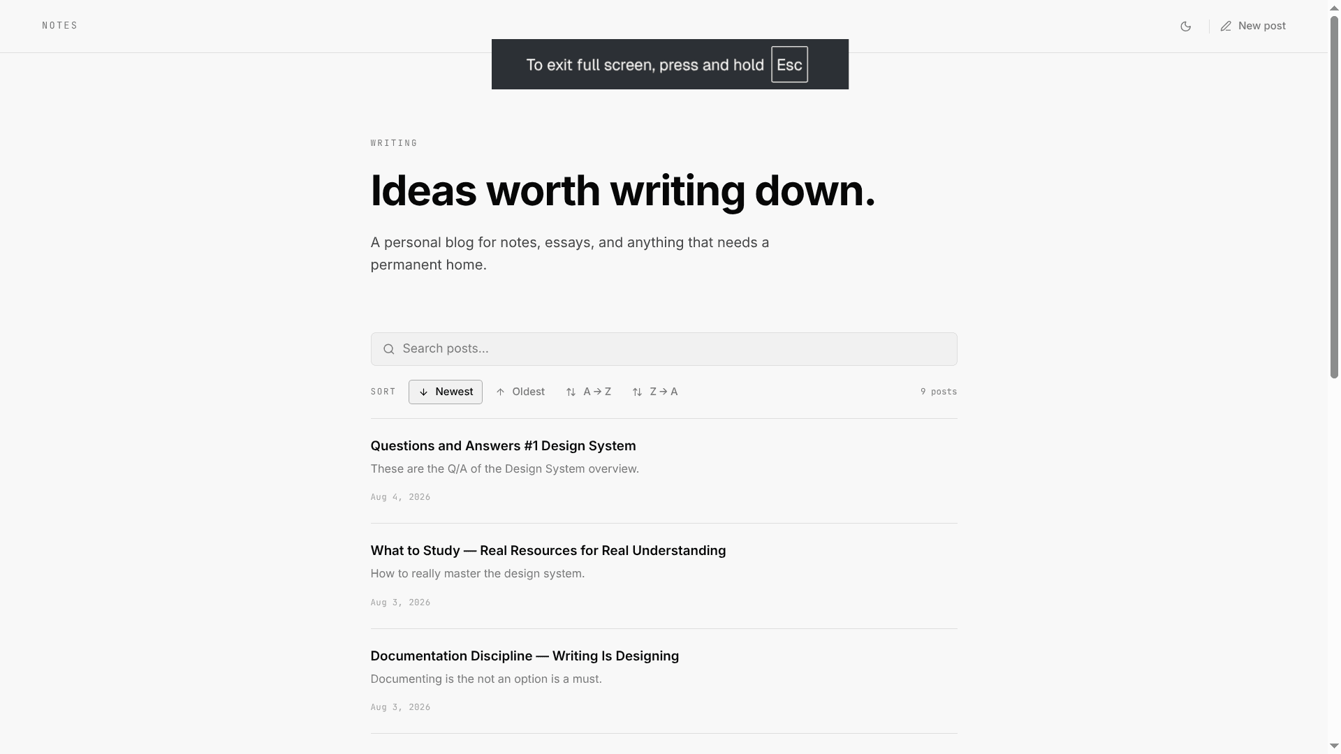 Notes